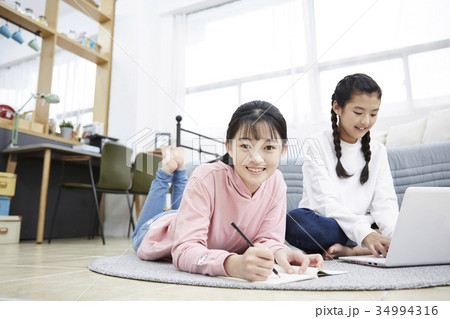 少女 子供 友達 34994316