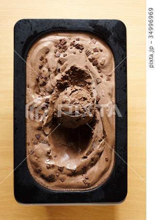 chocolate ice cream. 34996969