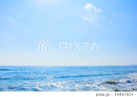朝日のあたる海 一宮町海岸 長生村海岸 朝日のあたる海 一宮町海岸 長生村海岸 34997924