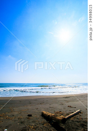 朝日のあたる海 一宮町海岸 長生村海岸 朝日のあたる海 一宮町海岸 長生村海岸 34998015