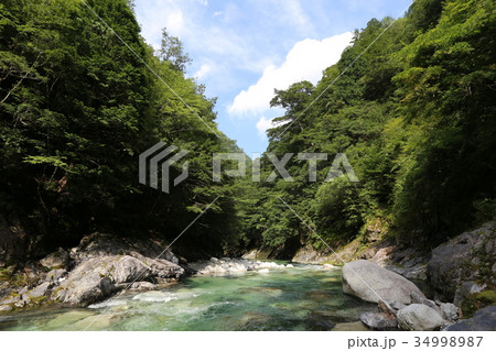 奈良県下北山村　不動七重の滝 34998987