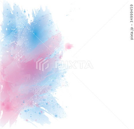 Vector watercolor splash texture background. 34999459