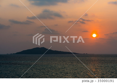 大神島の日の出 35000191