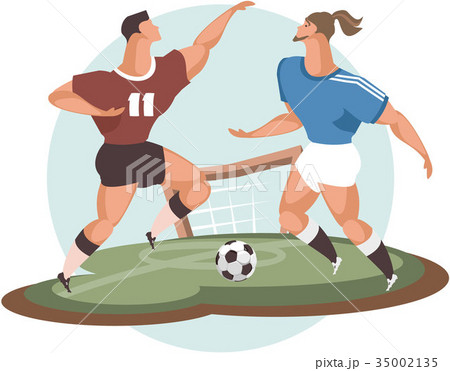 soccer player vector soccer player vector 35002135