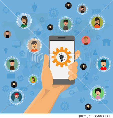 Social Media Network Application.  35003131