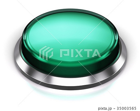 Turquoise round button Turquoise round button 35003565