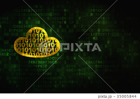 Cloud computing concept: Cloud With Code on 35005844
