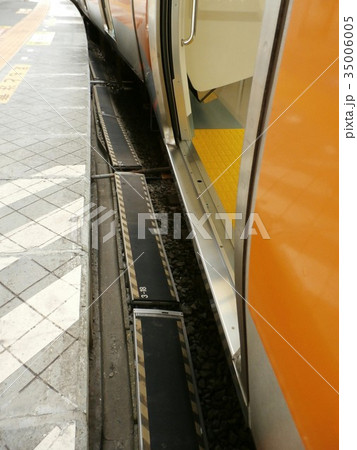電車とホームの隙間には十分注意してね 電車とホームの隙間には十分注意してね 35006005