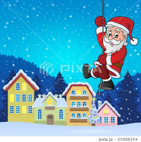 Climbing Santa Claus theme image 5 35006354