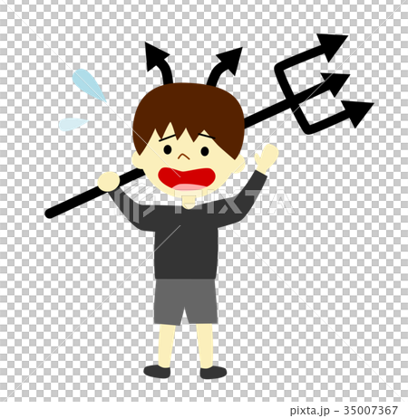 ばい菌の恰好をした男の子　退治 35007367