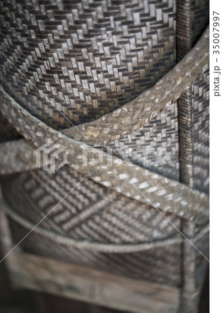 Rattan texture, detail handcraft bamboo Rattan texture, detail handcraft bamboo 35007997