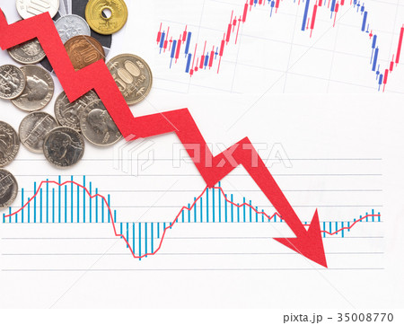 矢印 為替 資産運用 投資 下降 下向き ローソク足 矢印 為替 資産運用 投資 下降 下向き ローソク足 35008770