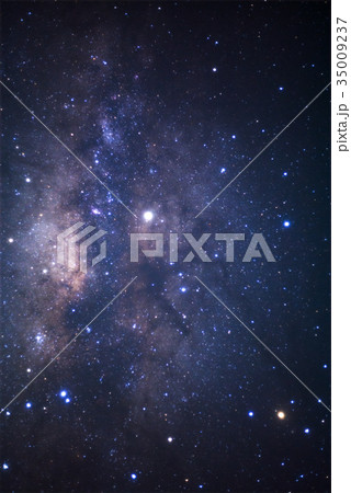 Milky way galaxy and space dust in the universe 35009237