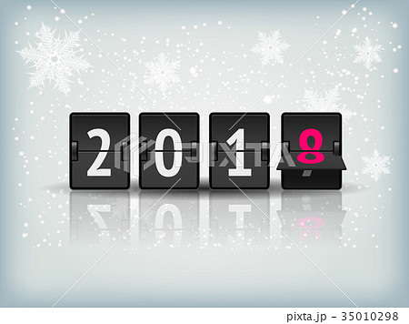 New Year countdown vector banner 35010298