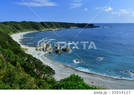 和歌山県串本町、潮岬の風景 35014117