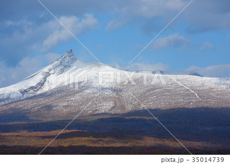 北海道　新雪の北海道駒ヶ岳 35014739