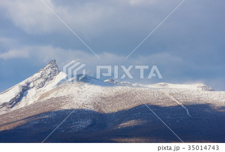 北海道　新雪の北海道駒ヶ岳 35014743