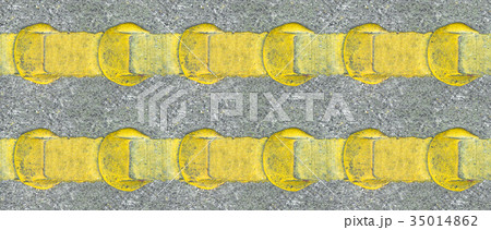 Asphalt road yellow lines Asphalt road yellow lines 35014862