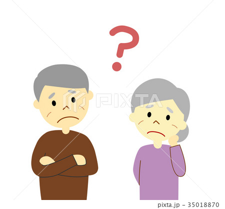 考えるシニア 考えるシニア 35018870