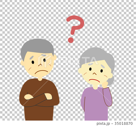 考えるシニア 考えるシニア 35018870