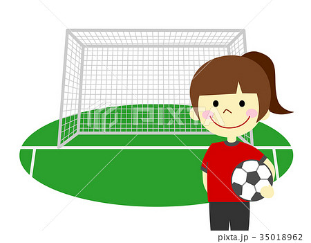 サッカー 女の子 サッカー 女の子 35018962