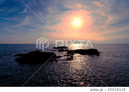 三浦半島 黒崎の鼻から見た風景 三浦半島 黒崎の鼻から見た風景 35019126