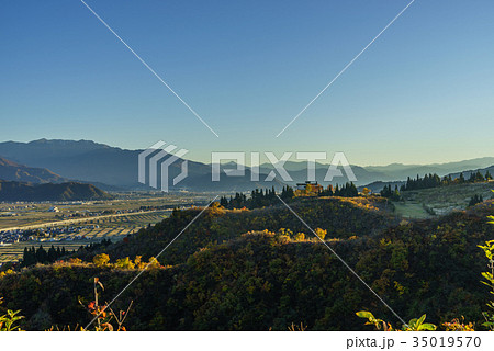 秋の浦佐城址からみた風景 秋の浦佐城址からみた風景 35019570
