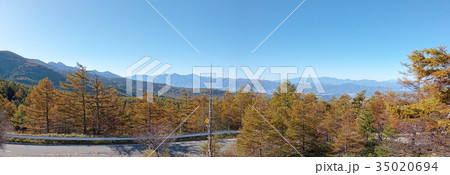 日向木場展望台(10月　紅葉　メルヘン街道) 35020694
