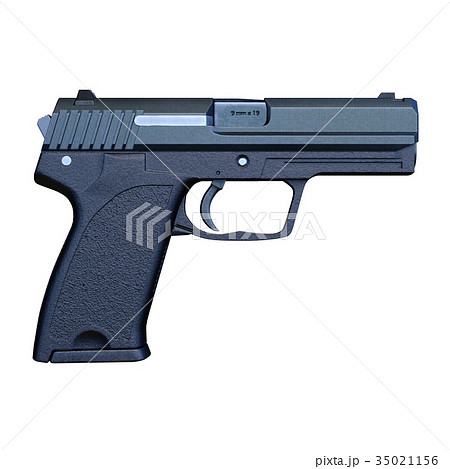 拳銃のイラスト素材 35021156 Pixta