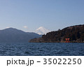 芦ノ湖畔から望む富士山 35022250