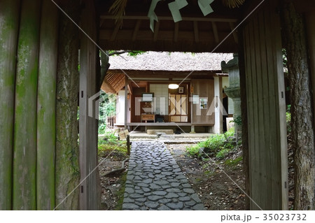 幻住庵　門 35023732