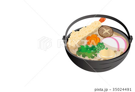 今日のご飯鍋焼きうどん 今日のご飯鍋焼きうどん 35024491