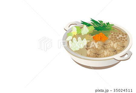 今日のご飯鶏団子鍋 35024511