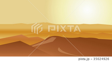 Dry desert under sun Dry desert under sun 35024926