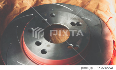 Disc brake it's a part of car use for stop the car 35026558