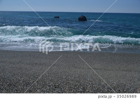 波打ち際(桂浜/高知県高知市浦戸) 波打ち際(桂浜/高知県高知市浦戸) 35026989