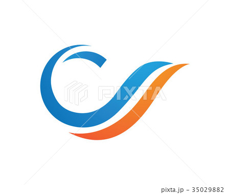 Water wave Logo Template 35029882
