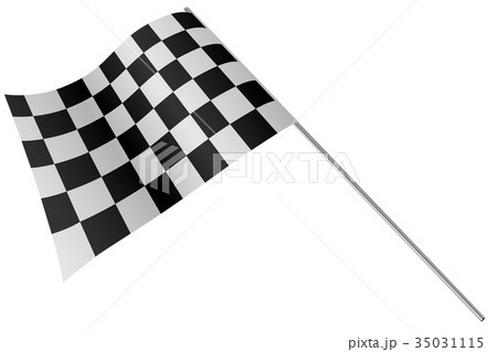 Auto sport checkered racing flag 35031115