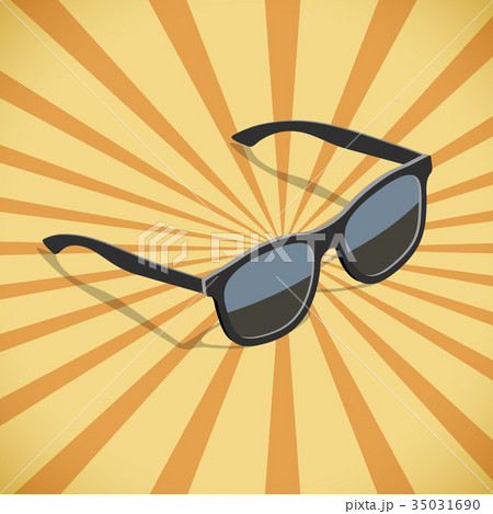 Sunglasses flat isometric summer design Sunglasses flat isometric summer design 35031690