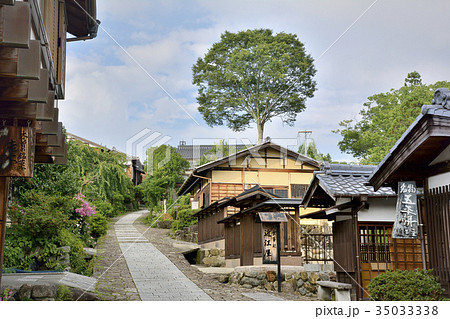 馬籠宿　中山道　大木 35033338
