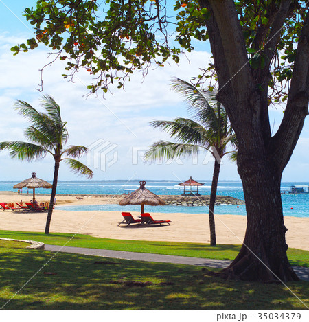 Bali, Indonesia luxury rest on beach Bali, Indonesia luxury rest on beach 35034379