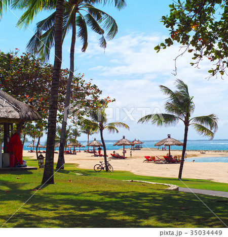 Bali, Indonesia luxury rest on beach 35034449