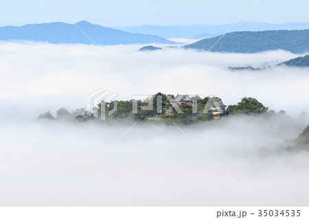 備中松山城 -雲海に浮かぶ天空の城- 35034535
