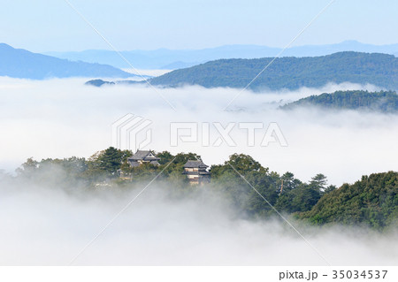 備中松山城 -雲海に浮かぶ天空の城- 35034537