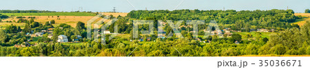 Panorama of Glazovo, a typical village on the 35036671