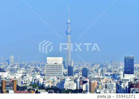 東京 都市風景 東京スカイツリーと街並み 東京 都市風景 東京スカイツリーと街並み 35041271