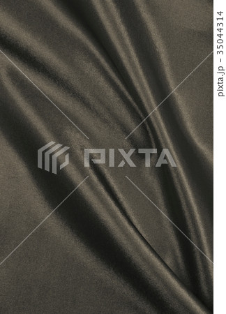 Smooth elegant brown silk or satin texture 35044314
