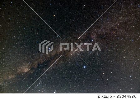 天の川と夏の大三角形 35044836