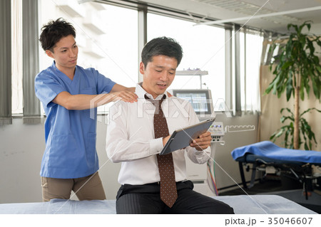 整体 患者 整体師 マッサージ 医療 イメージ 35046607