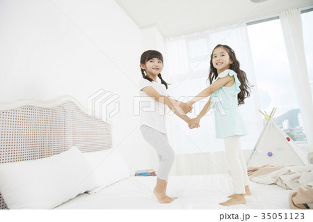 少女 子供 ベッド 35051123